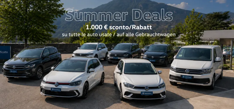 Volkswagen Usato Certificato. Senza pensieri.
